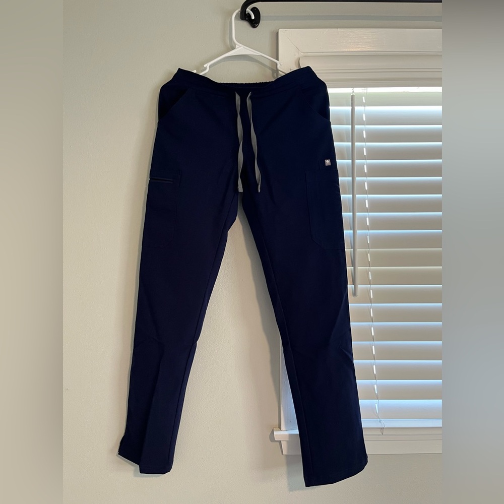 FIGS Yola Skinny Scrub Pants - Size XS, Navy